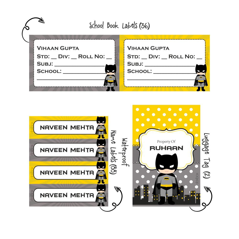 Back to school combo - Back to school combo - Batman - Peppydots