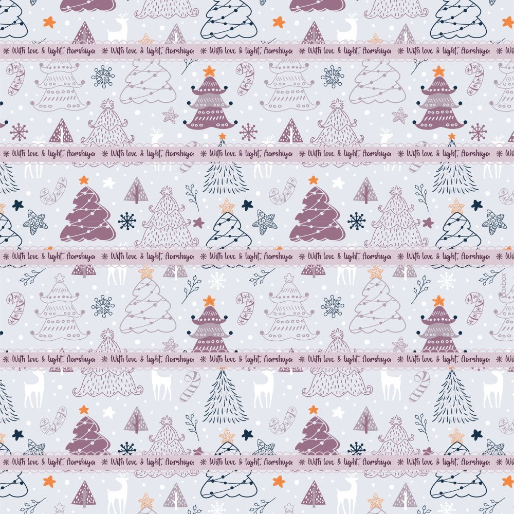 Wrapping Paper - Christmas Vintage - Peppydots
