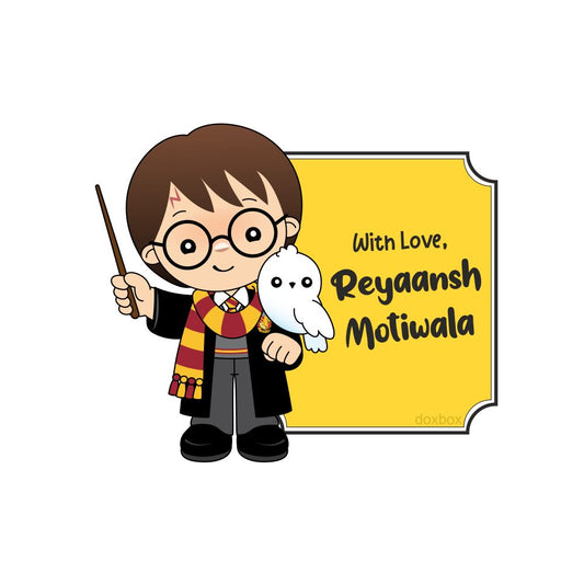 Gift Shape Sticker - Harry Potter - Peppydots