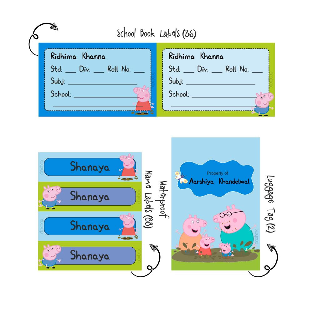 Back to school combo - Peppa Pig - Peppydots