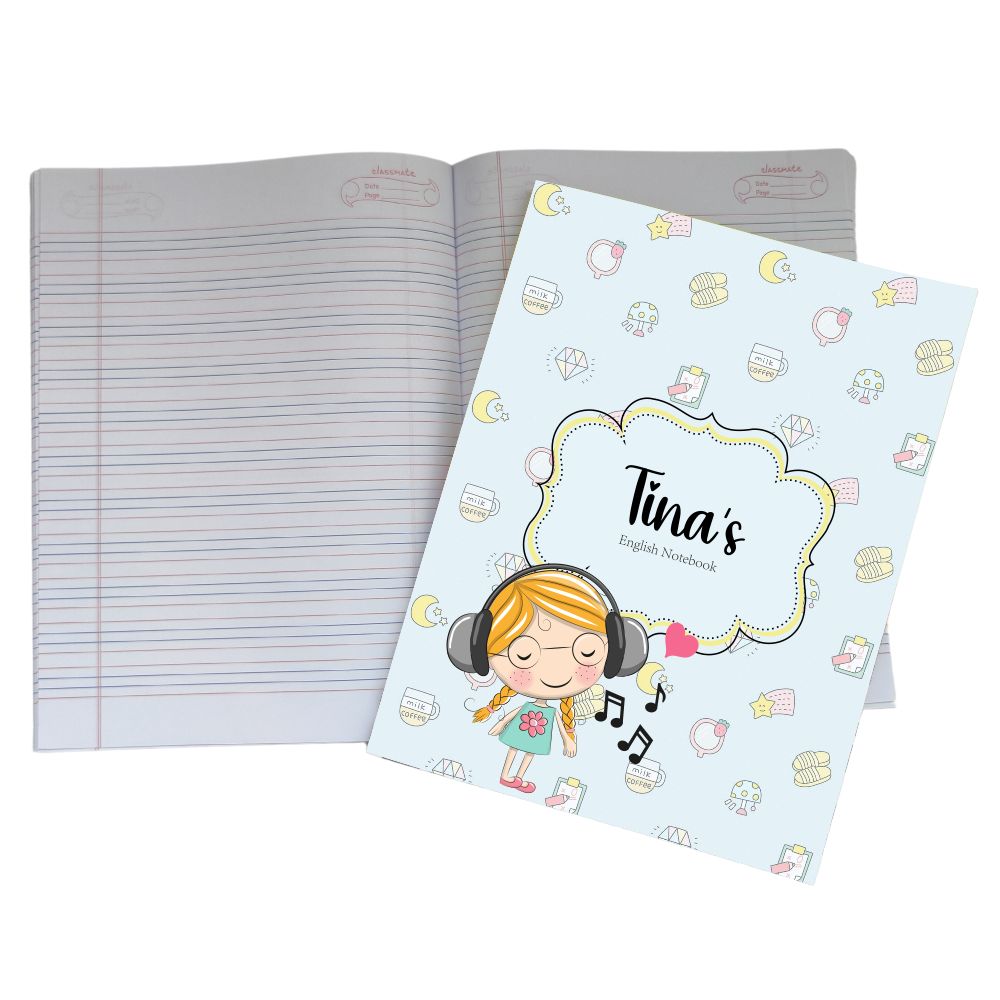 Writing Practice Book Green Girl - Peppydots
