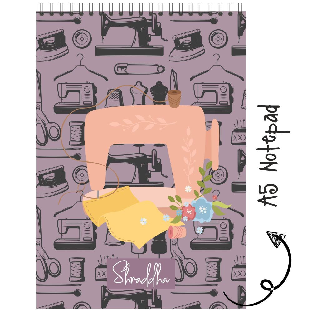 Notepad - Sewing Icon - Peppydots