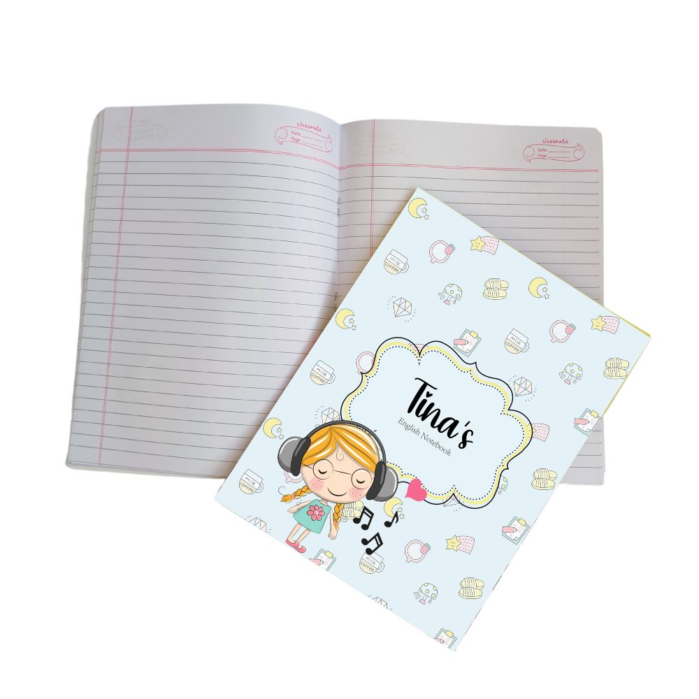 Writing Practice Book Green Girl - Peppydots