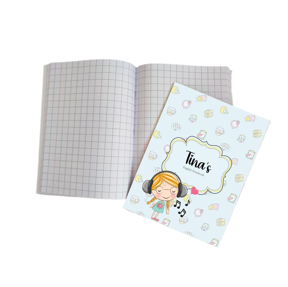 Writing Practice Book Green Girl - Peppydots