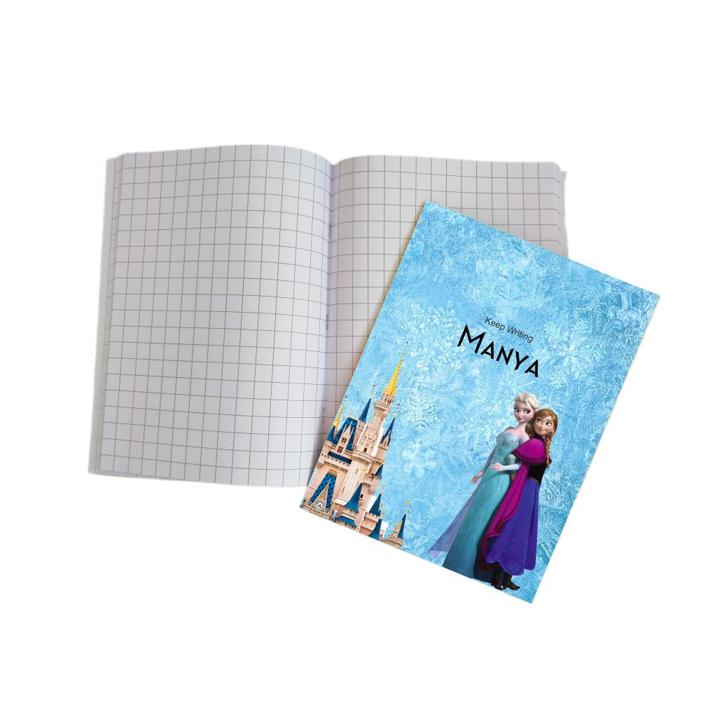 Writing Practice Book Frozen - Peppydots