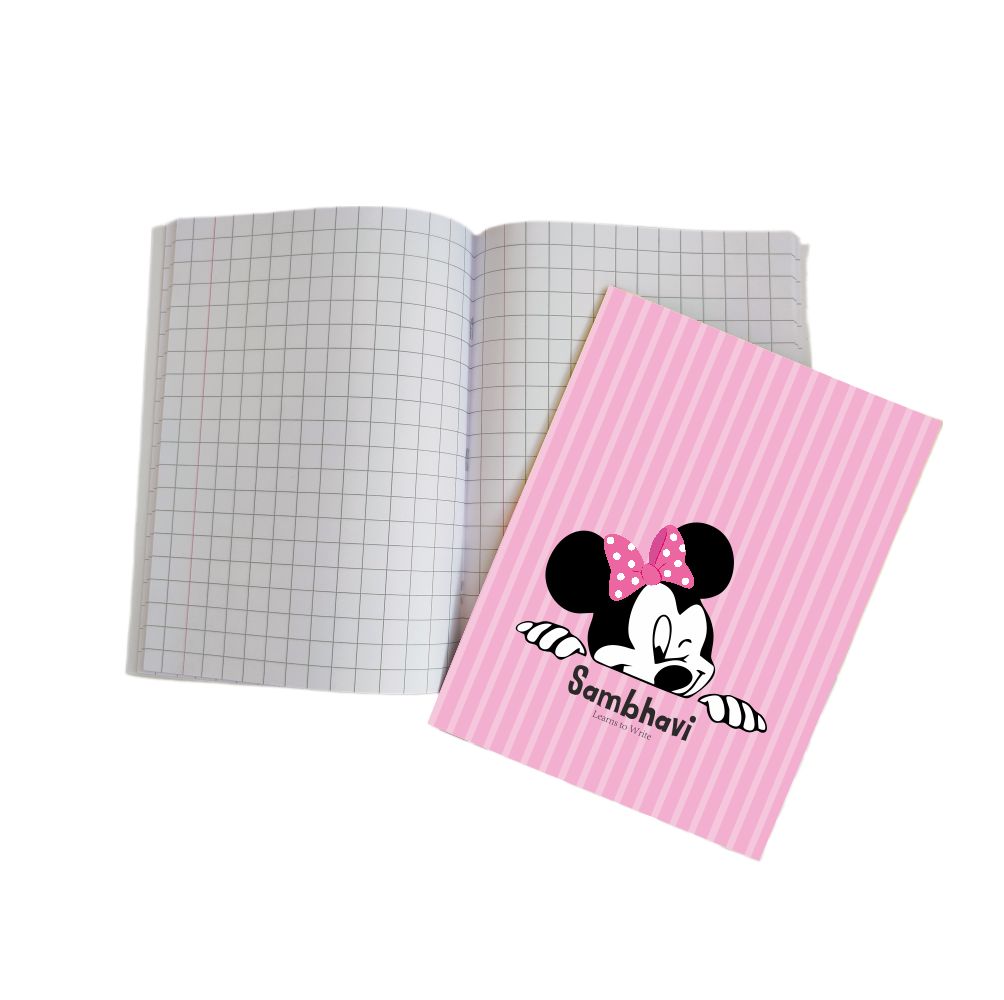 Writing Practice Book Minnie Mouse - Peppydots