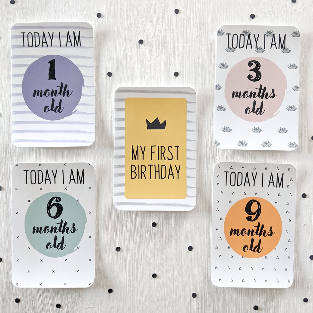 Milestone Cards Peppydots