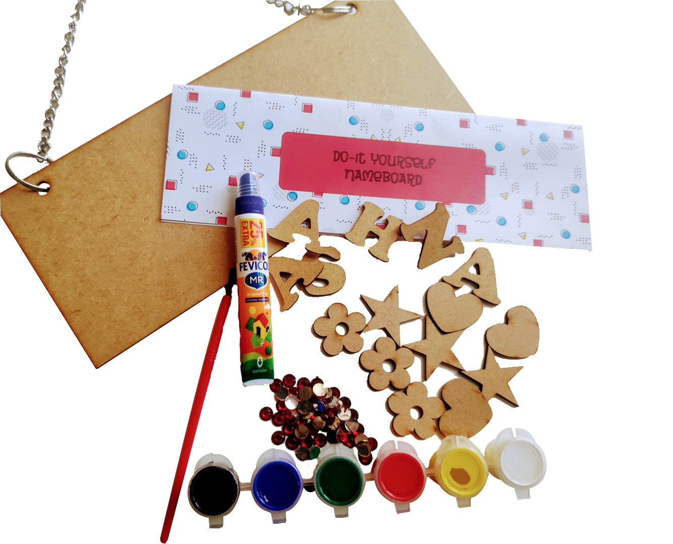 DIY Name Board Activity Peppydots
