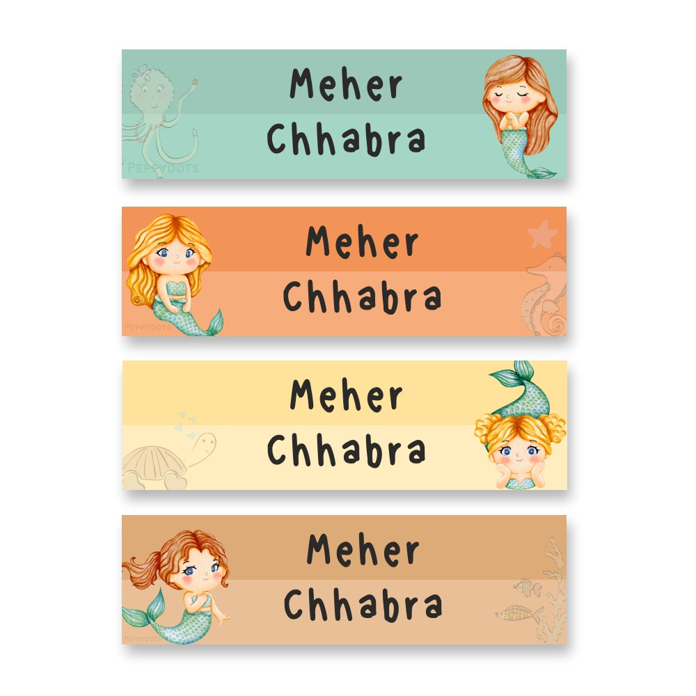 Waterproof Labels - Little Mermaid Doxbox Store|]Peppydots