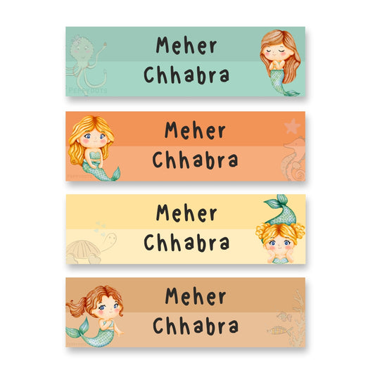 Waterproof Labels - Little Mermaid Doxbox Store|]Peppydots