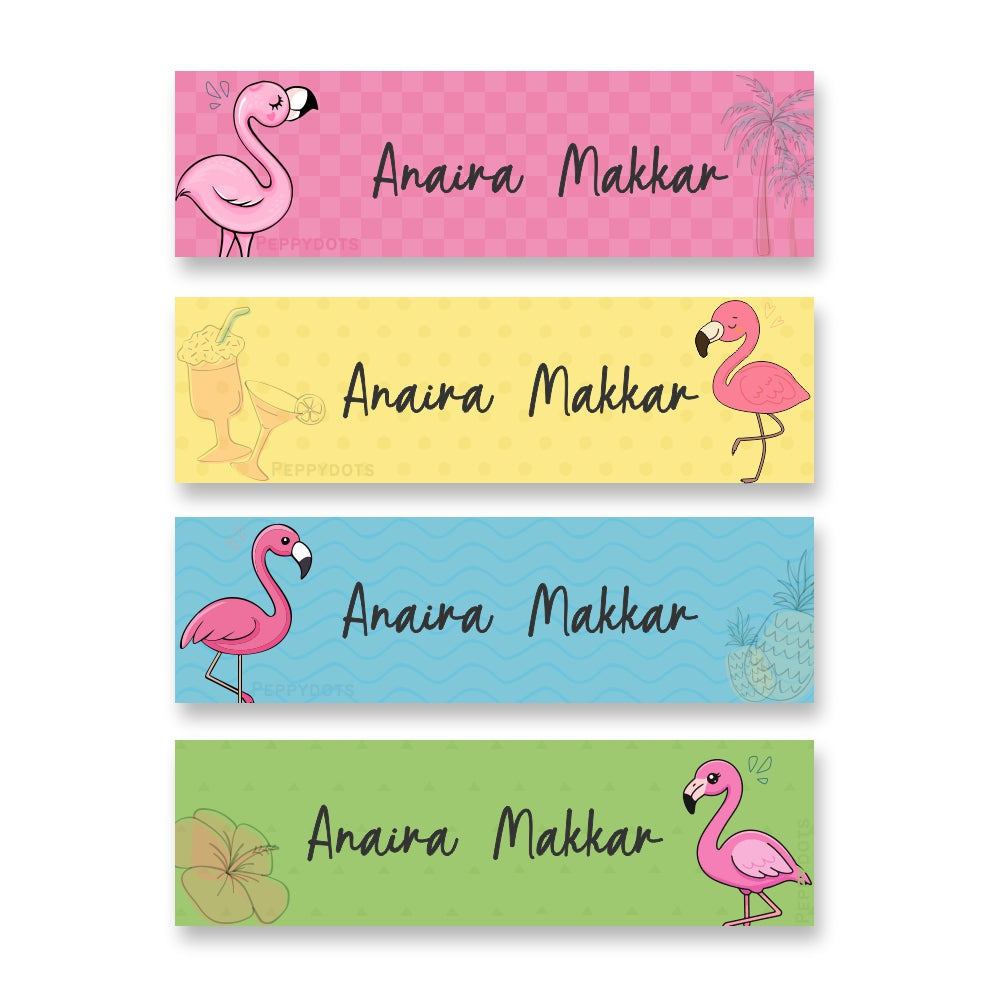Waterproof Labels - Flamingo Doxbox Store|]Peppydots