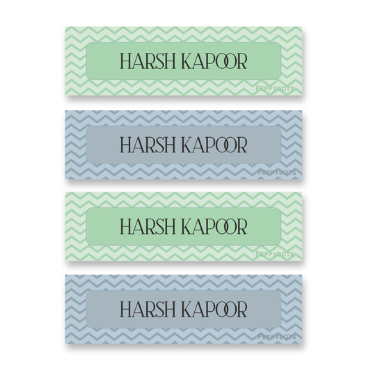 Waterproof Labels - Zig Zag Doxbox Store|]Peppydots