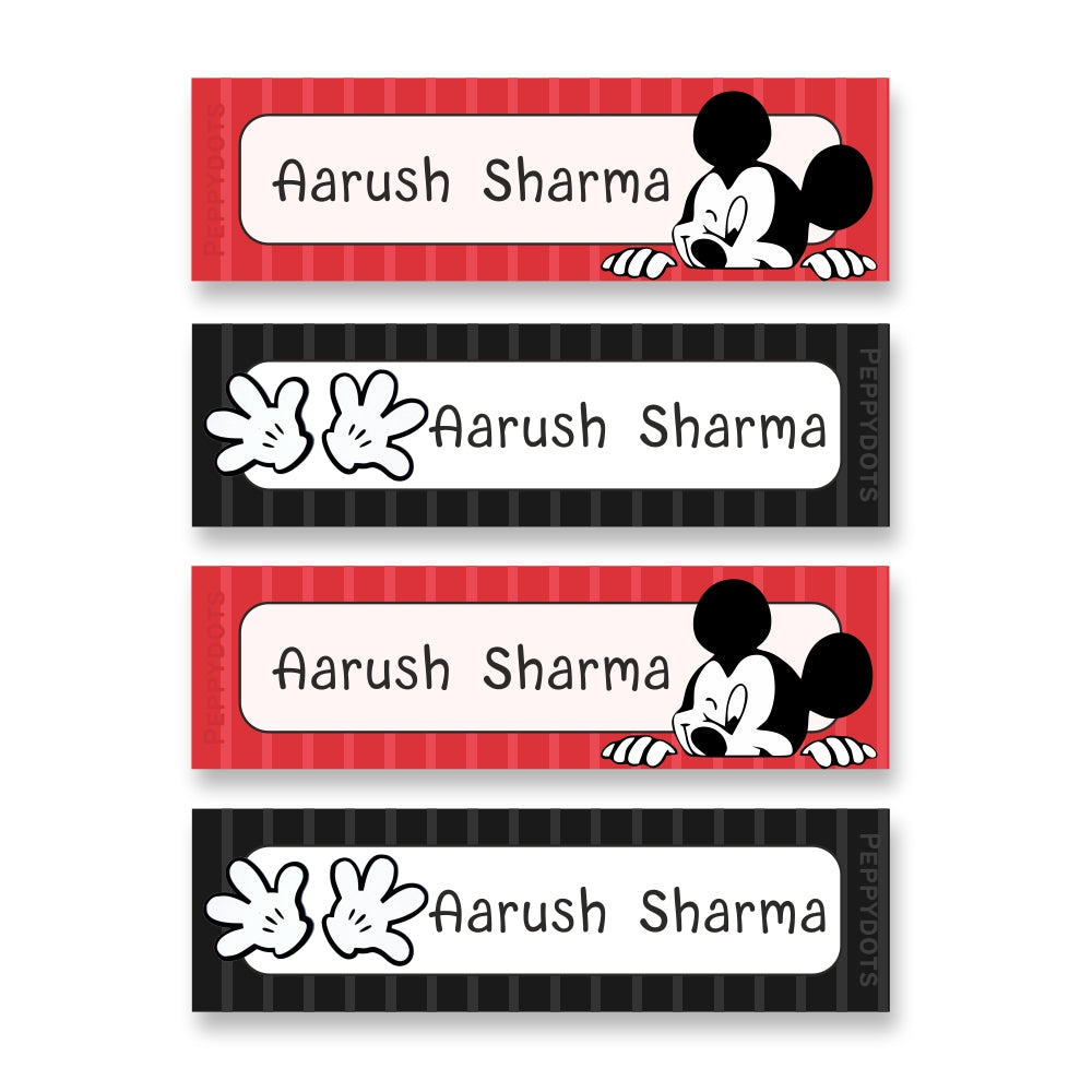 Waterproof Labels - Mickey Mouse Doxbox Store|]Peppydots