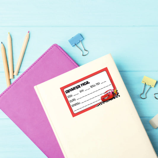 School Book Label - 95 Car Doxbox Store|]Peppydots