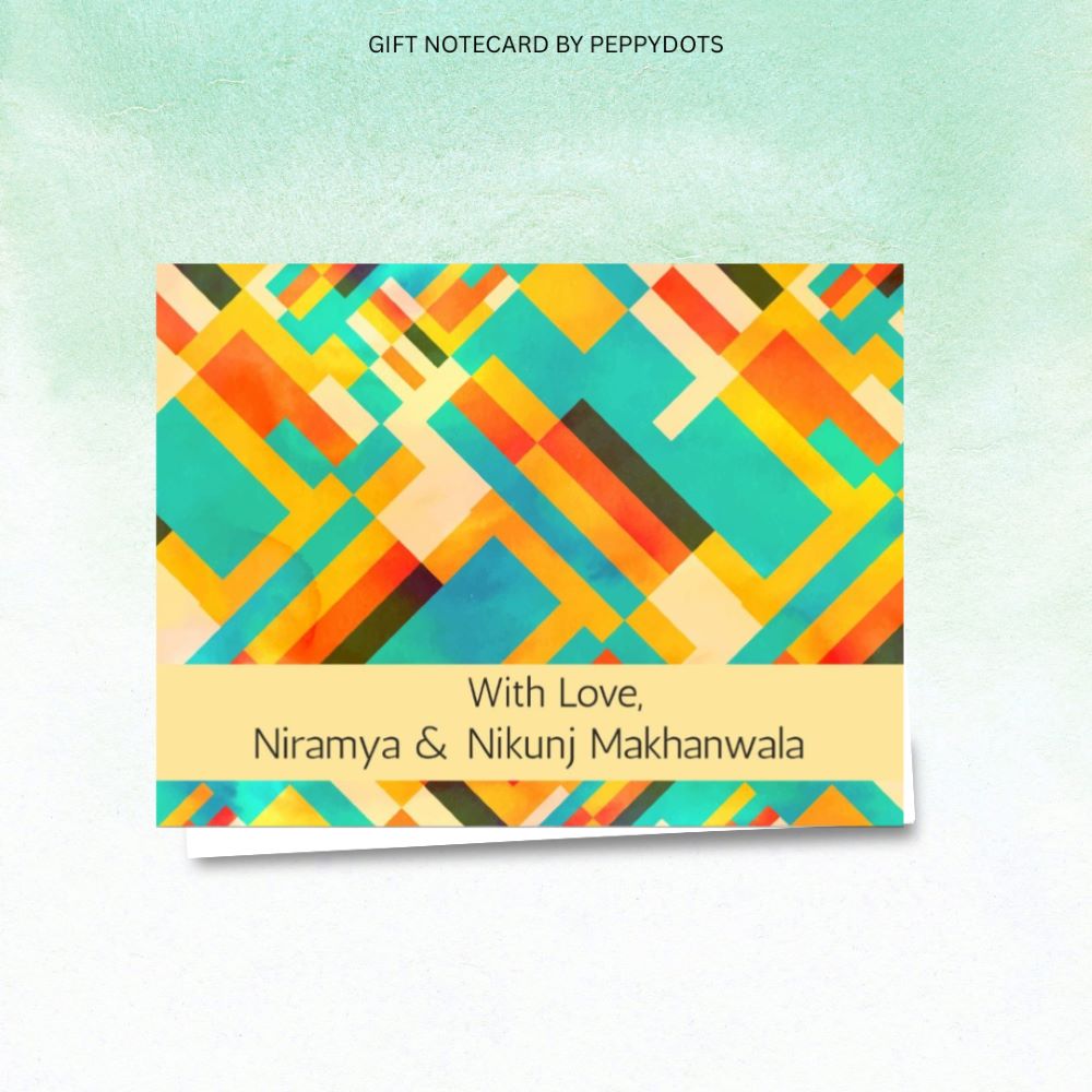 Gift notecard - Abstract Stripes Doxbox Store|]Peppydots