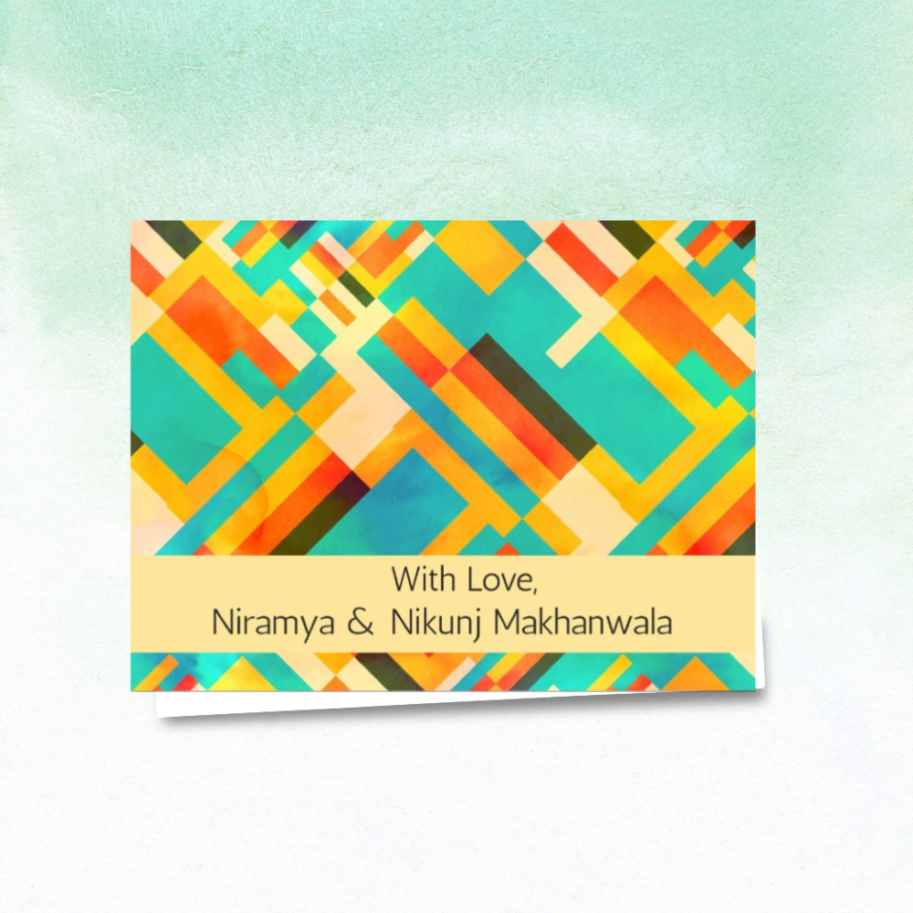 Gift notecard - Abstract Stripes Doxbox Store|]Peppydots