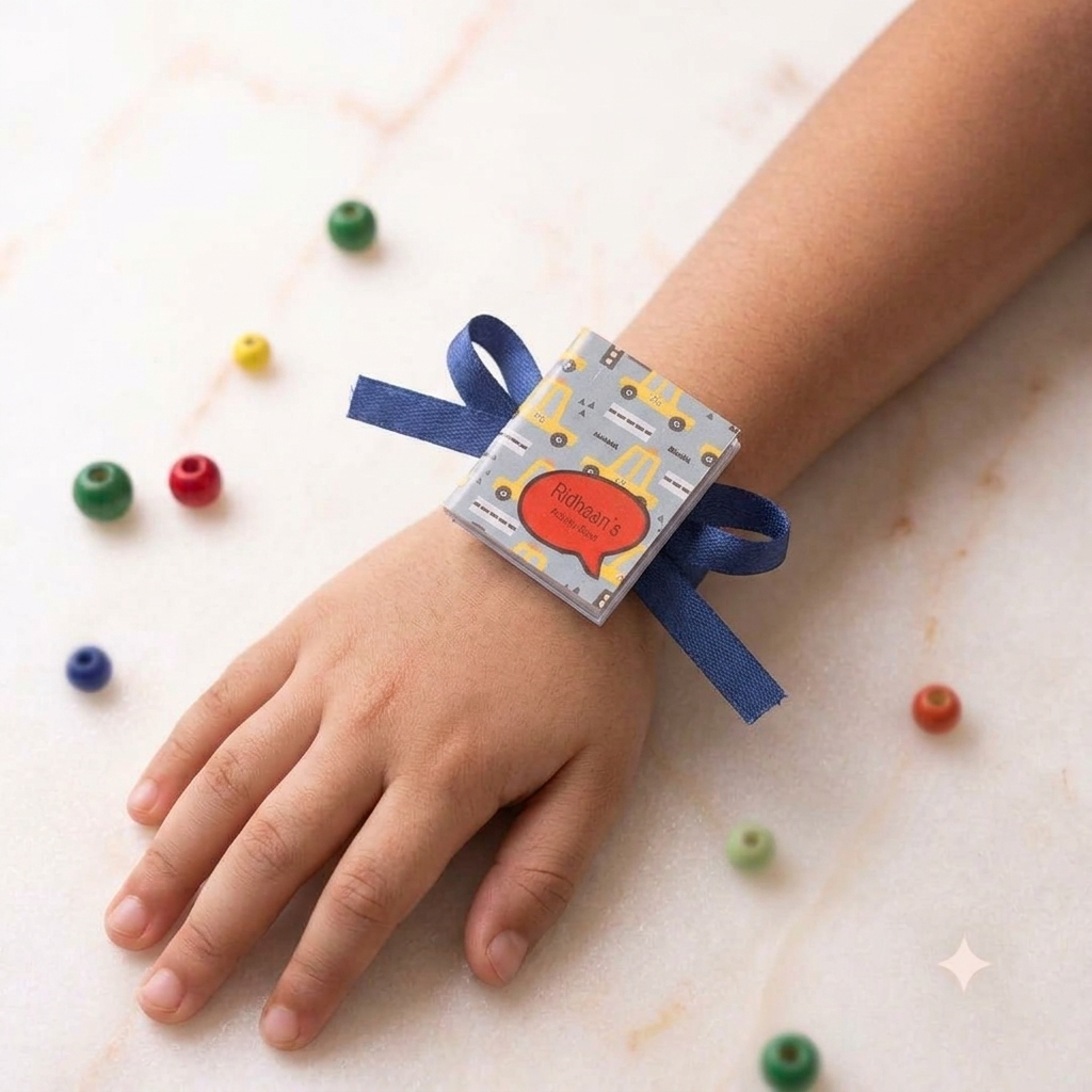 Activity Book Rakhi - Car Peppydots|]Peppydots
