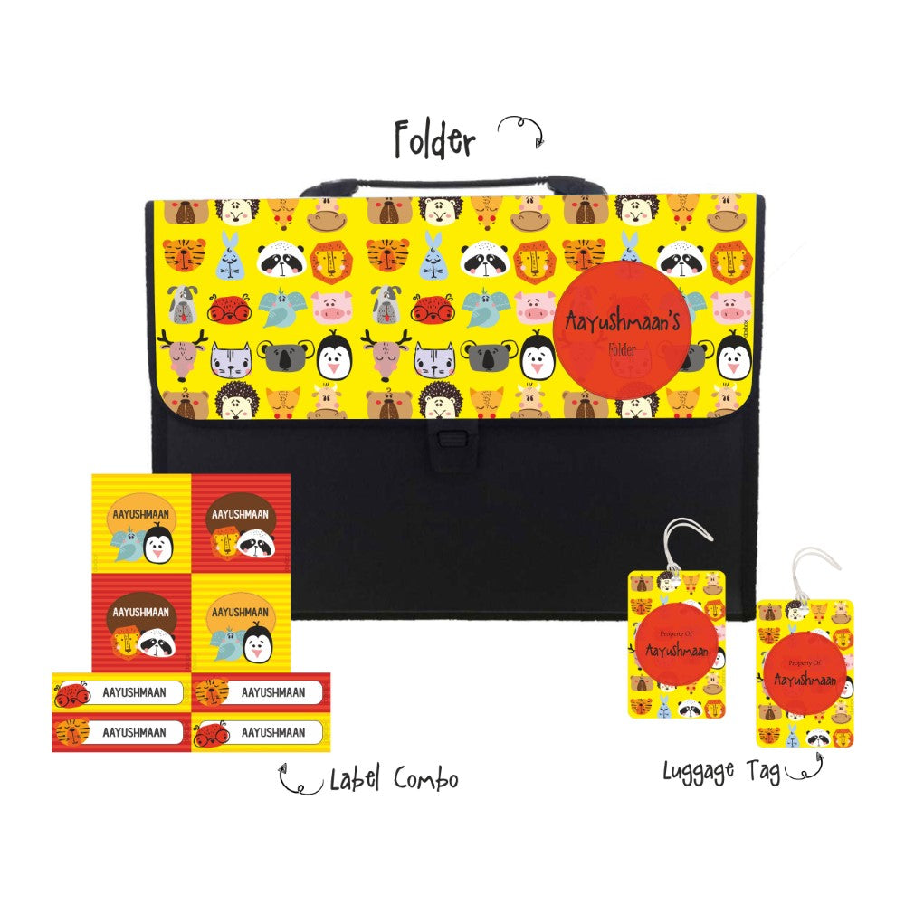 Folder Combo - Animal Faces Doxbox Store|]Peppydots