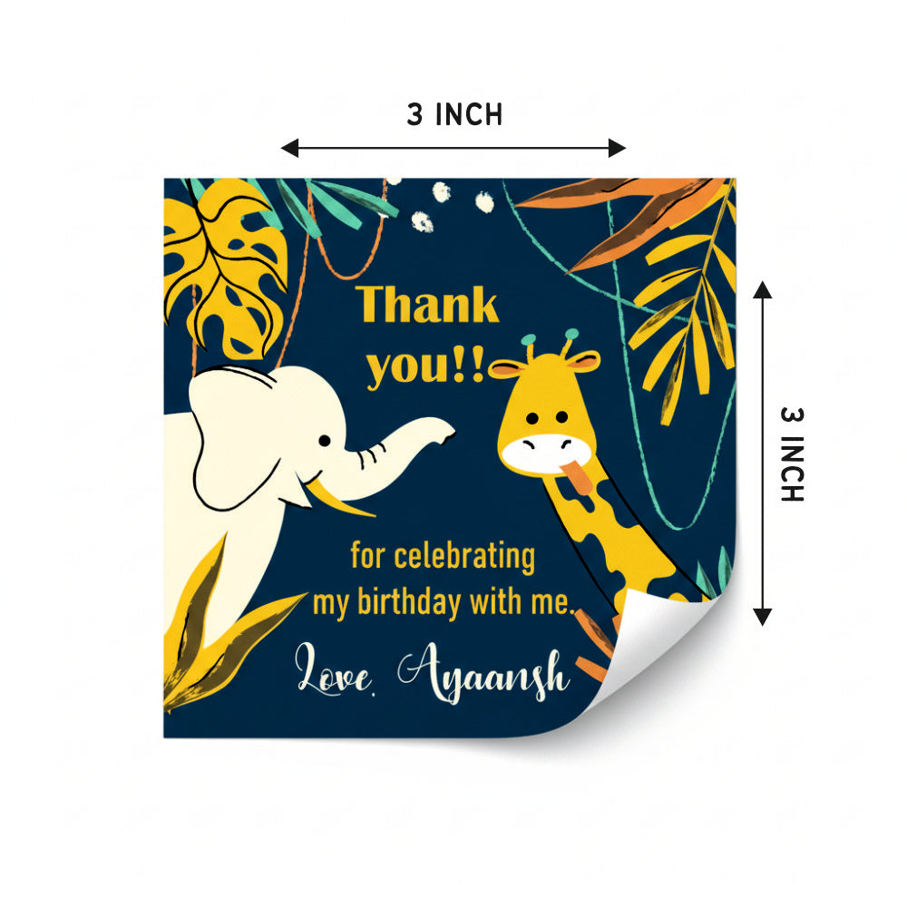 Thank you Labels - Animal Fun Doxbox Store|]Peppydots