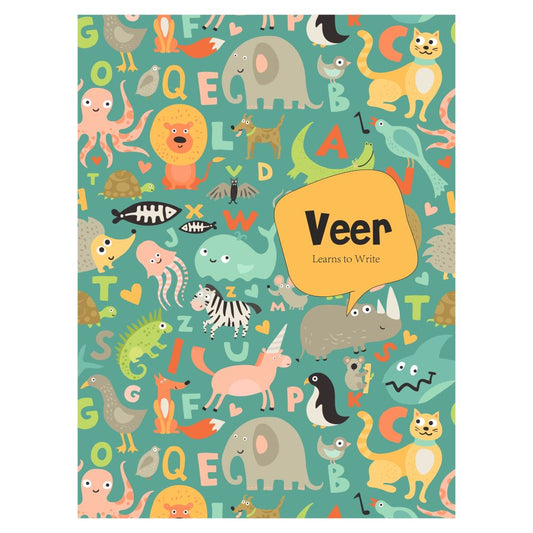 Writing Practice Book Animal World - Peppydots