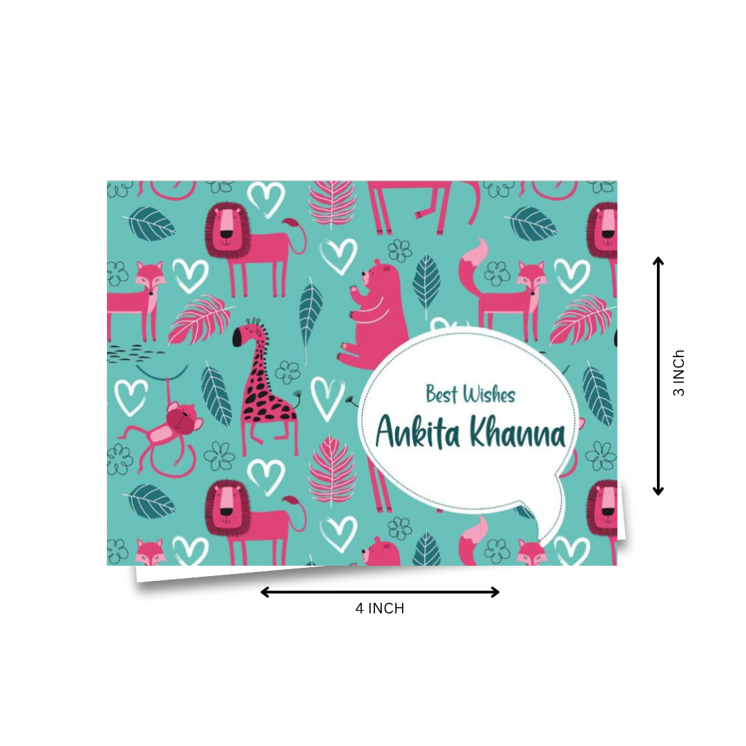 Gift Notecard - Animal Fun Doxbox Store|]Peppydots