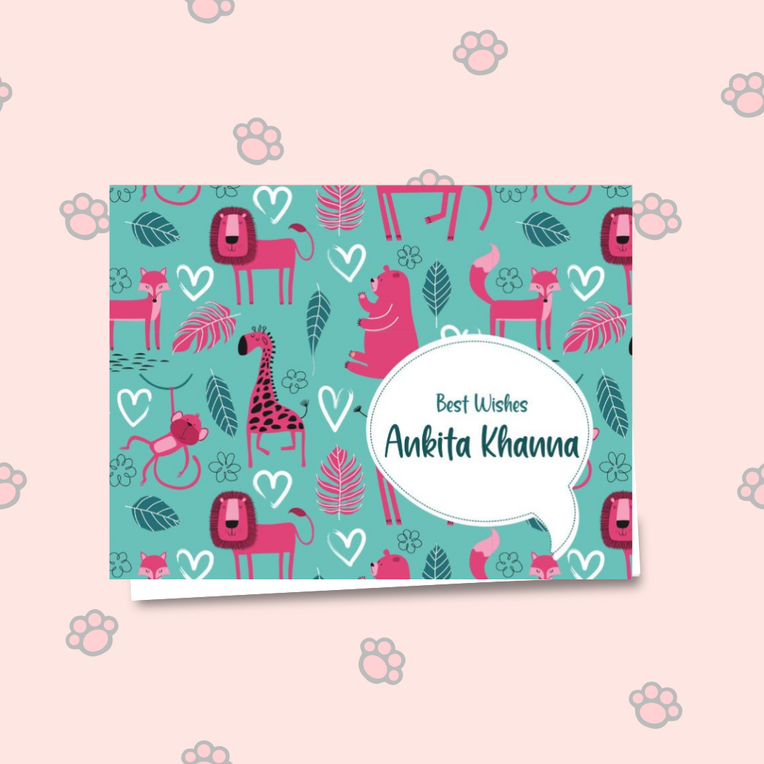 Gift Notecard - Animal Fun Doxbox Store|]Peppydots