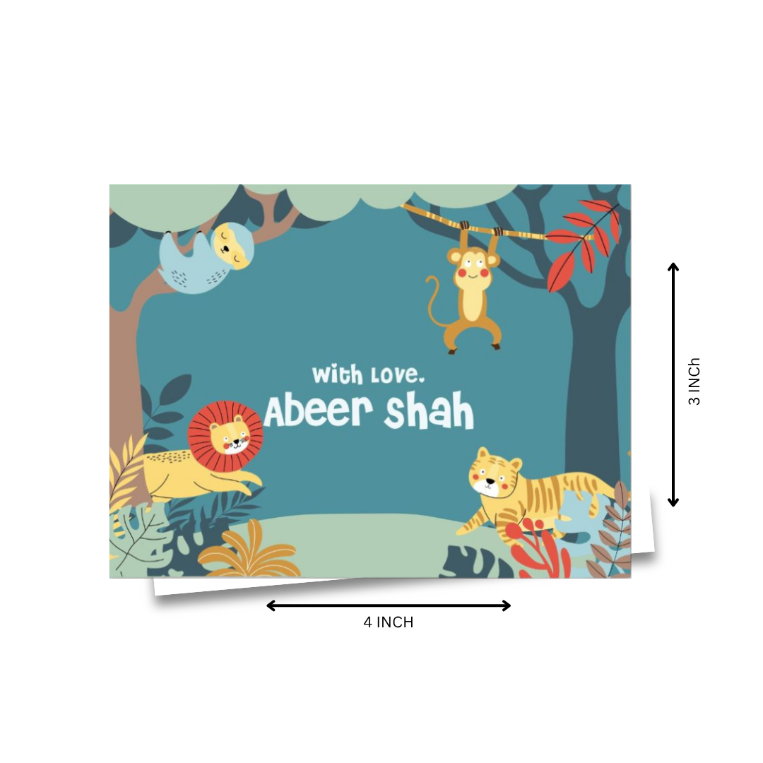 Gift Notecard - Animal Kingdom Doxbox Store|]Peppydots