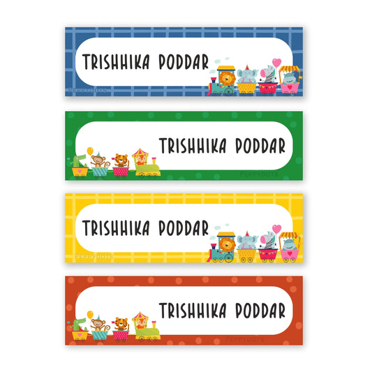 Waterproof Labels - Animals Fun Ride Doxbox Store|]Peppydots