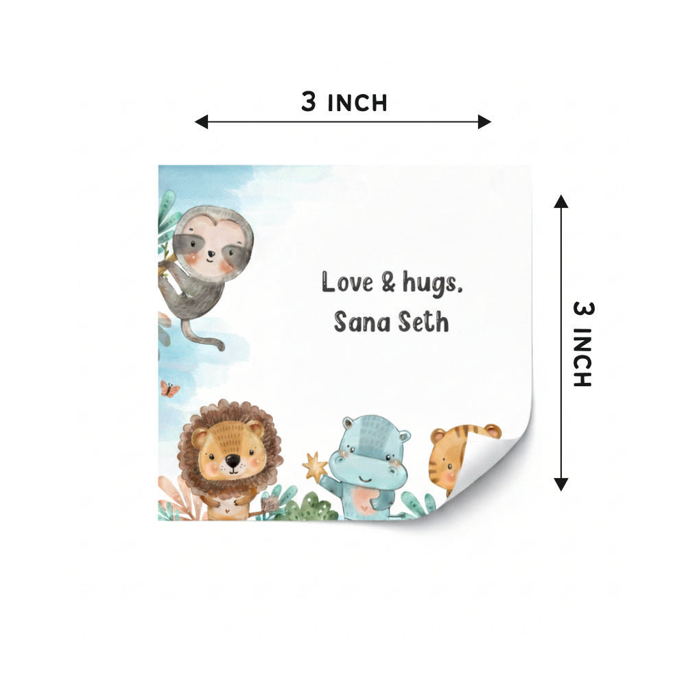 Gift Labels - Animals watercolor Doxbox Store|]Peppydots