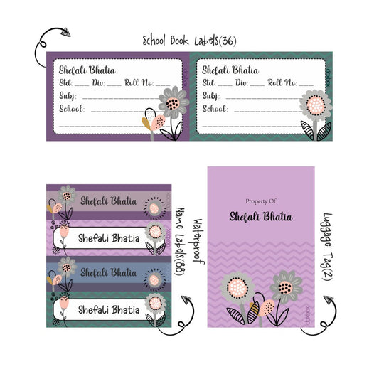 Back to school combo - Fancy flower Doxbox Store|]Peppydots