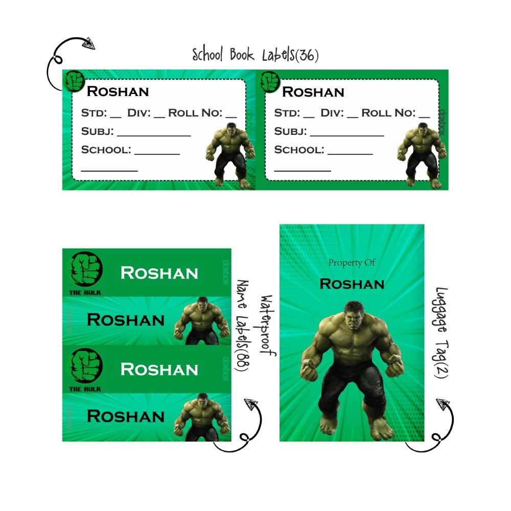 Back to school combo - Hulk Doxbox Store|]Peppydots