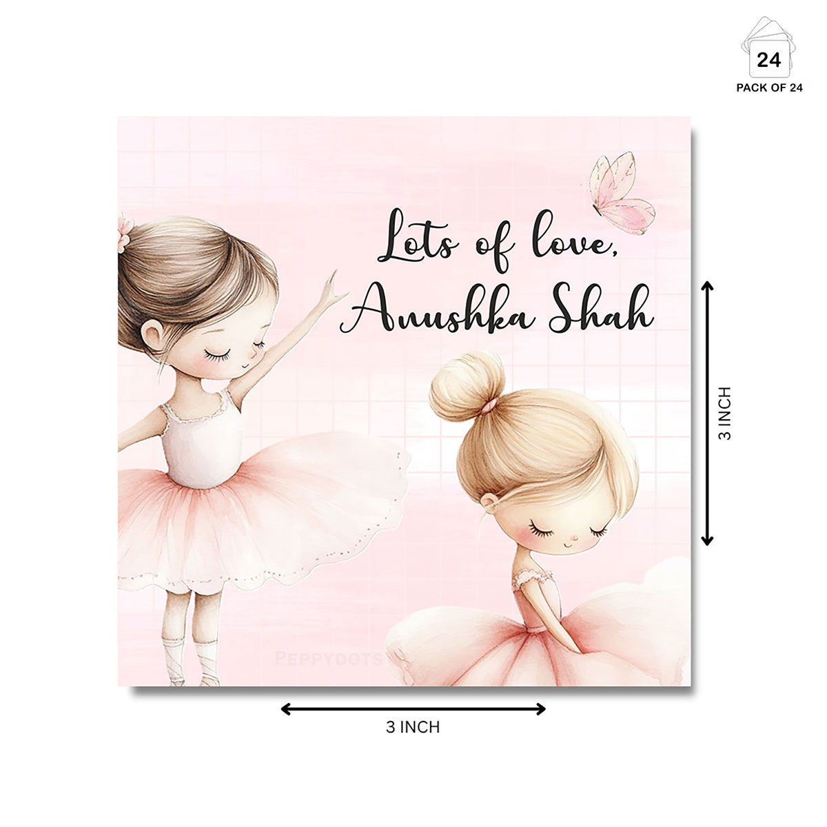 Gift Tag - Ballerina Doxbox Store|]Peppydots