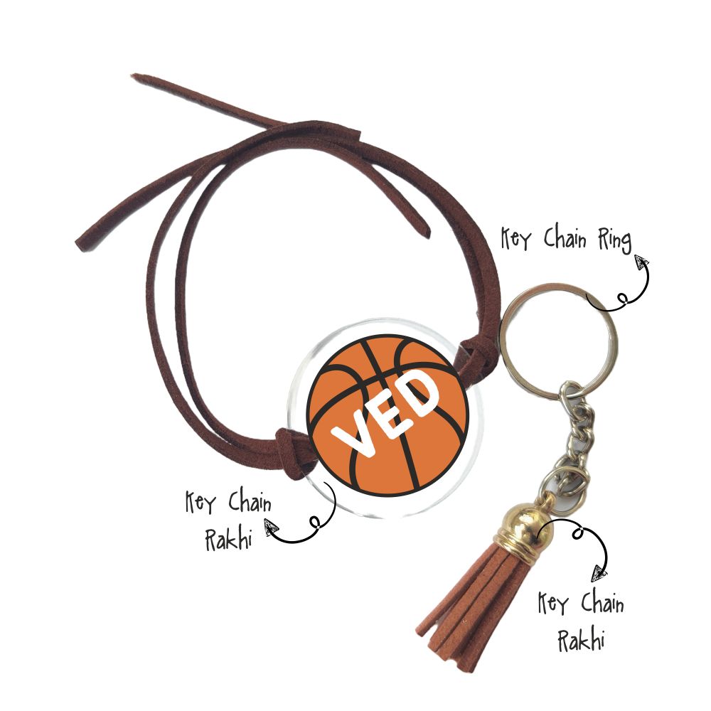 Key Chain Rakhi - BasketBall Doxbox Store|]Peppydots