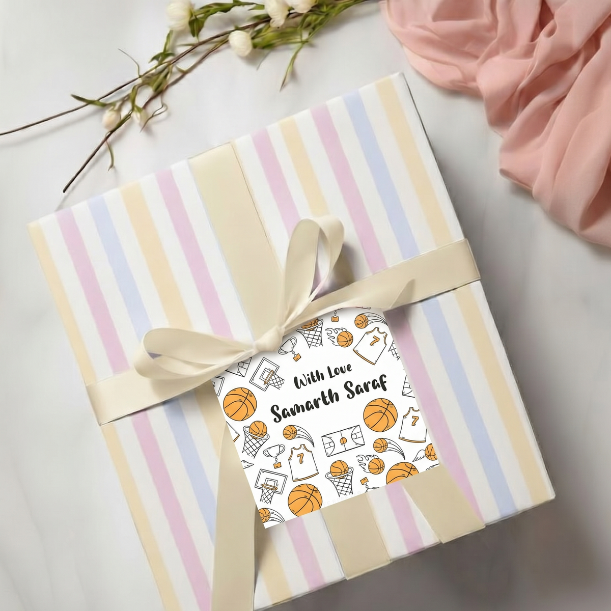 Gift Tag - Basketball Champ Doxbox Store|]Peppydots