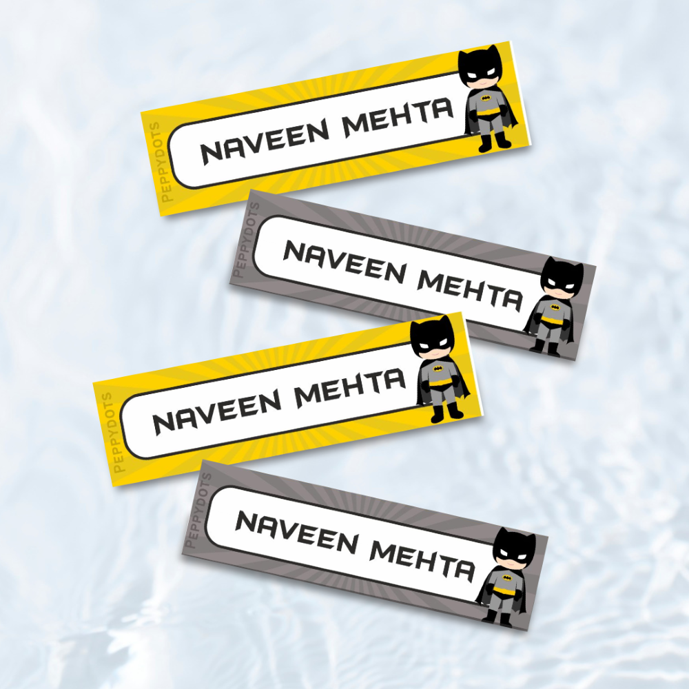 Waterproof Labels - Batman Doxbox Store|]Peppydots