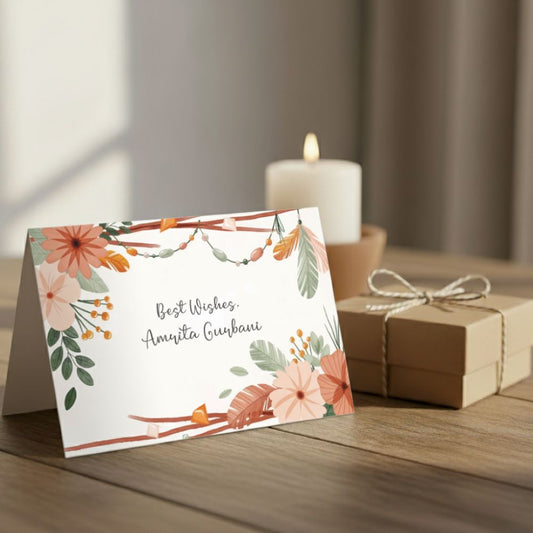 Gift notecard -Boho Flower Doxbox Store|]Peppydots