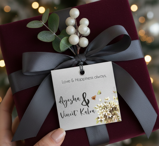 Silver Gift Tag - Bouquet Doxbox Store|]Peppydots
