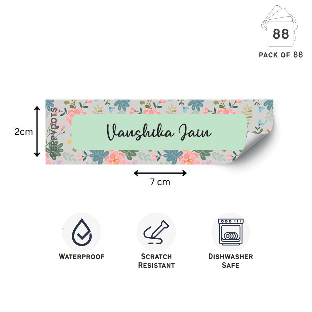 Waterproof Labels - Bouquet Doxbox Store|]Peppydots