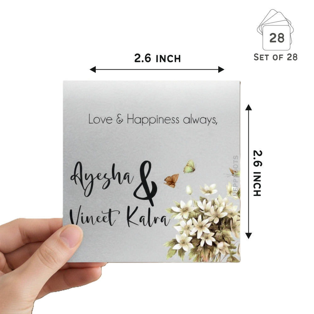 Silver Gift Tag - Bouquet Doxbox Store|]Peppydots