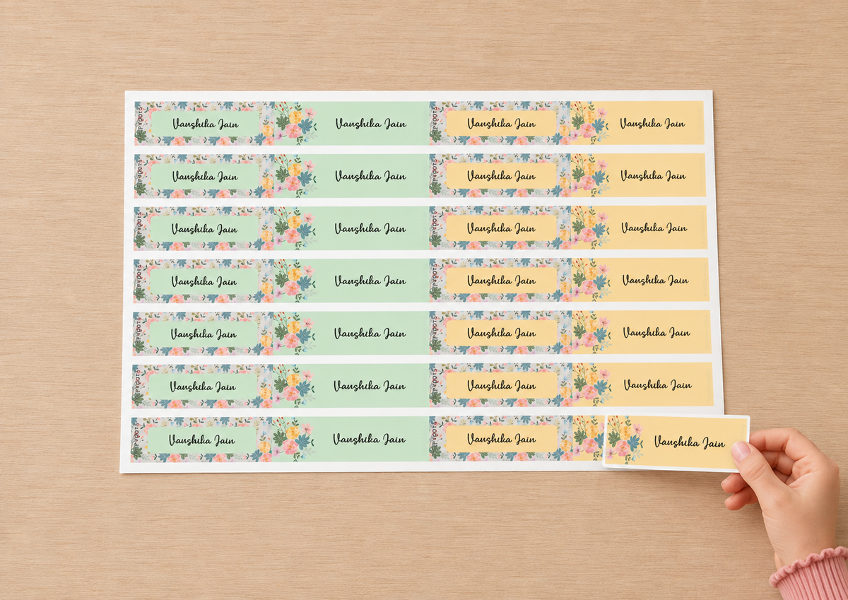 Waterproof Labels - Bouquet Peppydots|]Peppydots