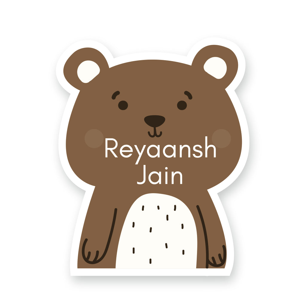 Fancy Shape Sticker - Bubbly Bear Peppydots|]Peppydots