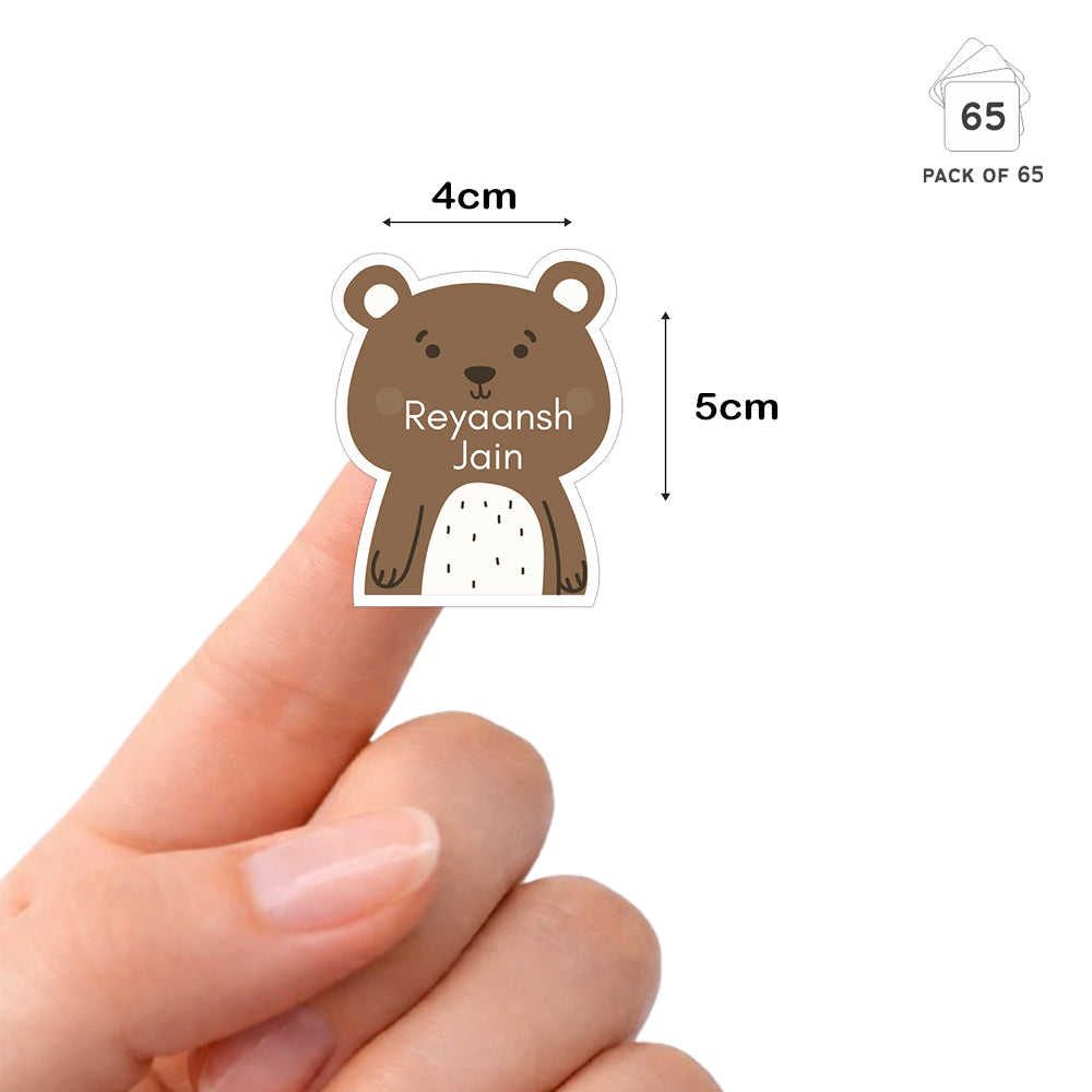 Fancy Shape Sticker - Bubbly Bear Peppydots|]Peppydots