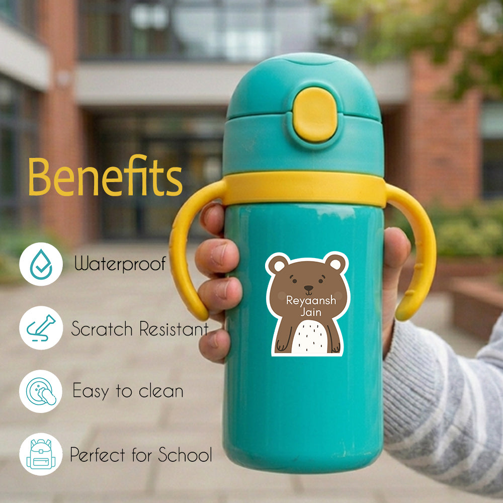 Fancy Shape Sticker - Bubbly Bear Peppydots|]Peppydots