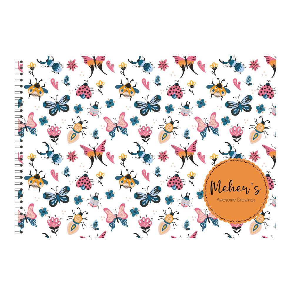 Personalised Sketchbook - Bugs Doxbox Store|]Peppydots
