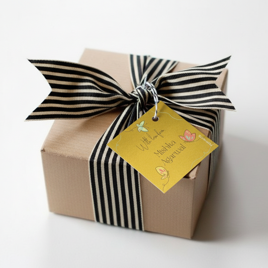 Golden Gift Tag - Butterfly Doxbox Store|]Peppydots