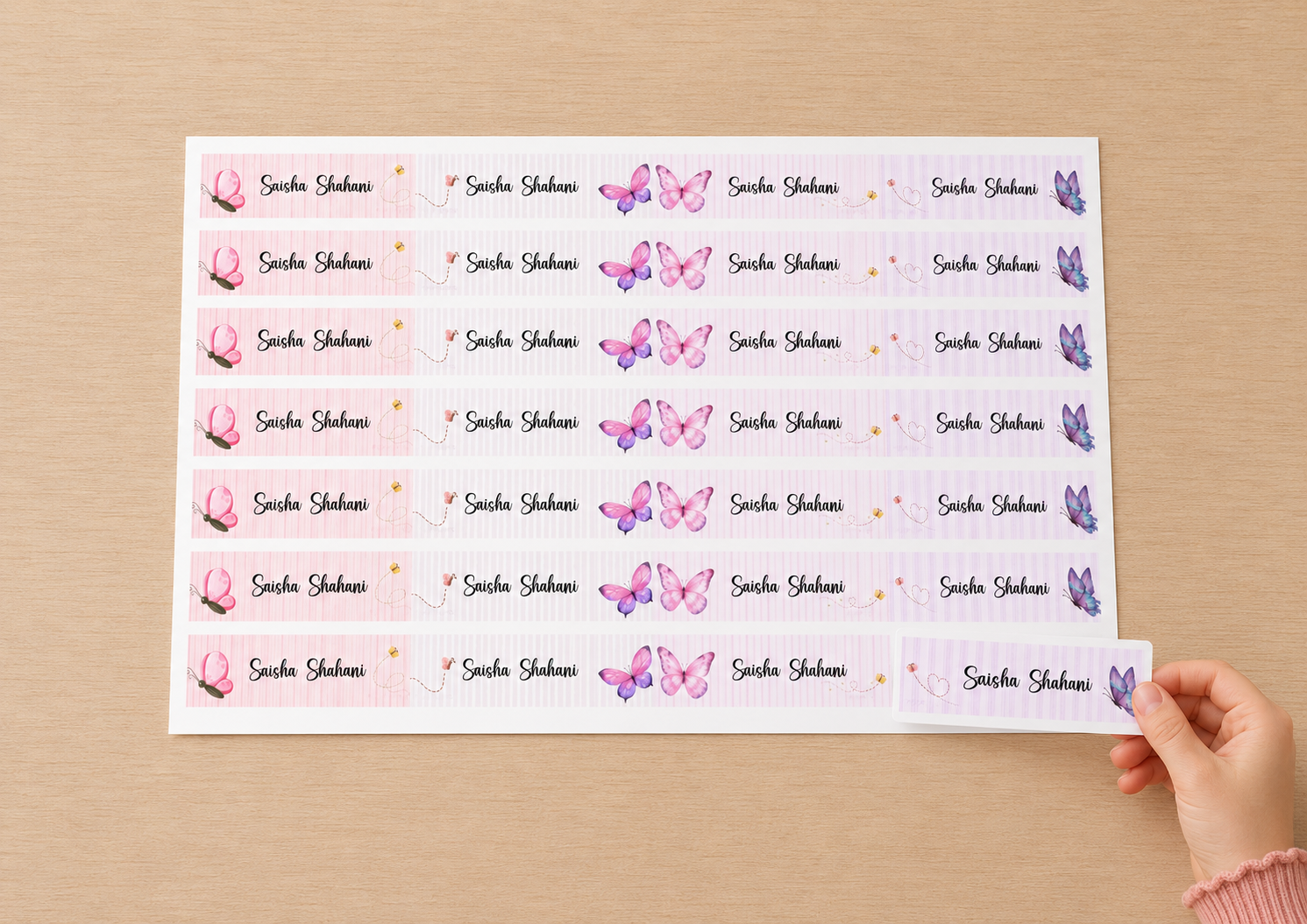Waterproof Labels - Butterfly Magic Peppydots|]Peppydots