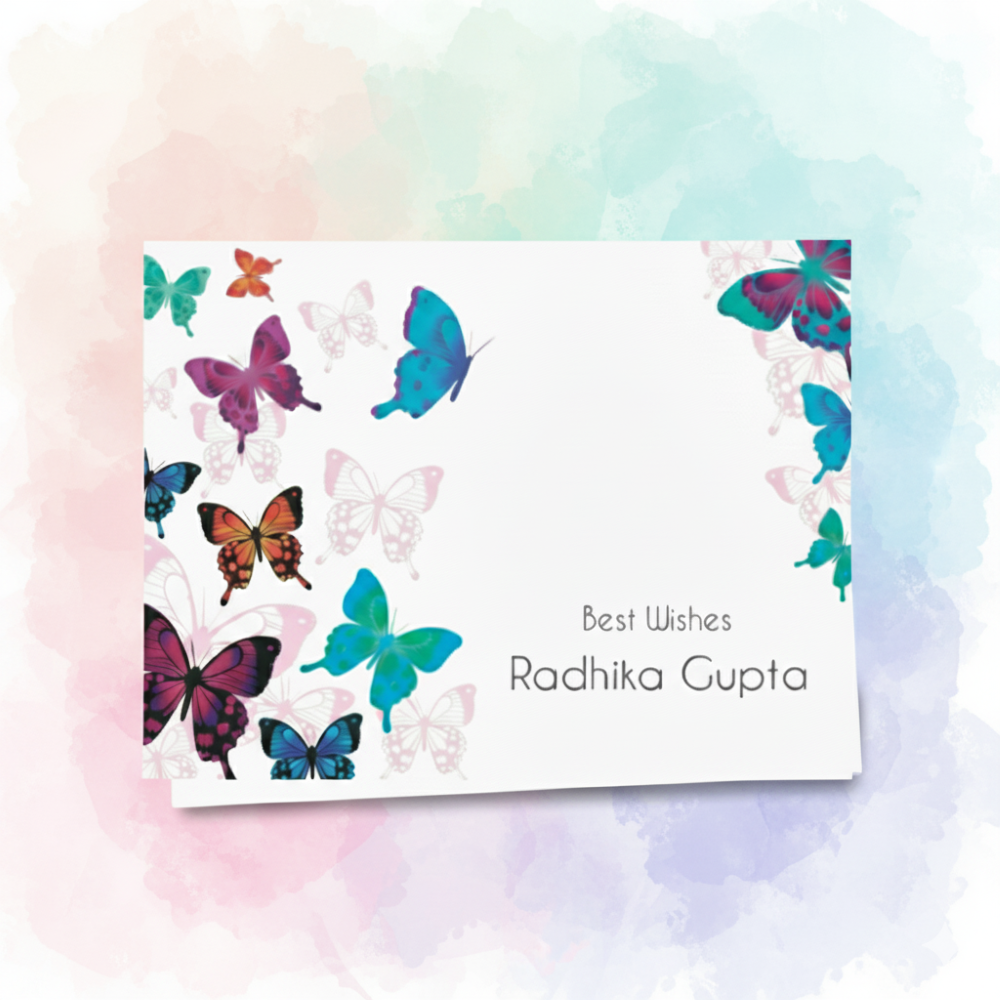 Gift notecard - Butterfly Doxbox Store|]Peppydots
