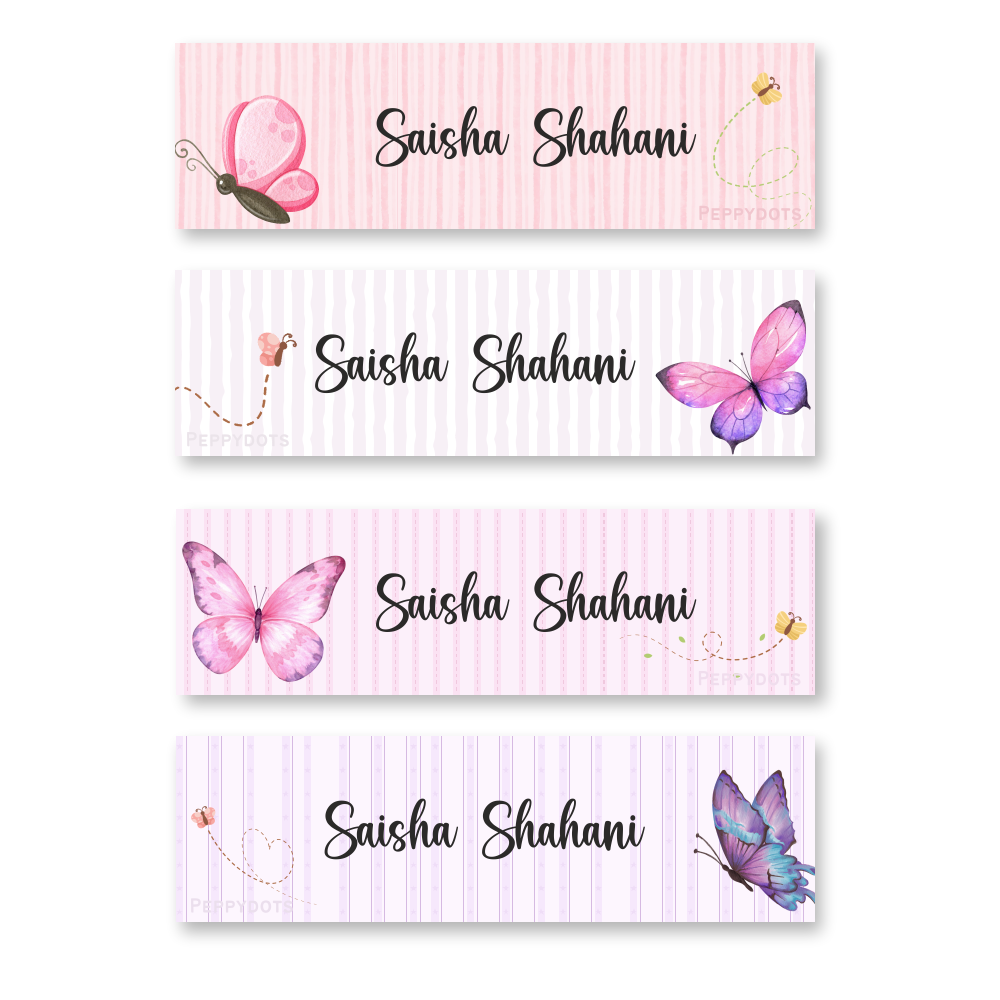 Waterproof Labels - Butterfly Magic Doxbox Store|]Peppydots