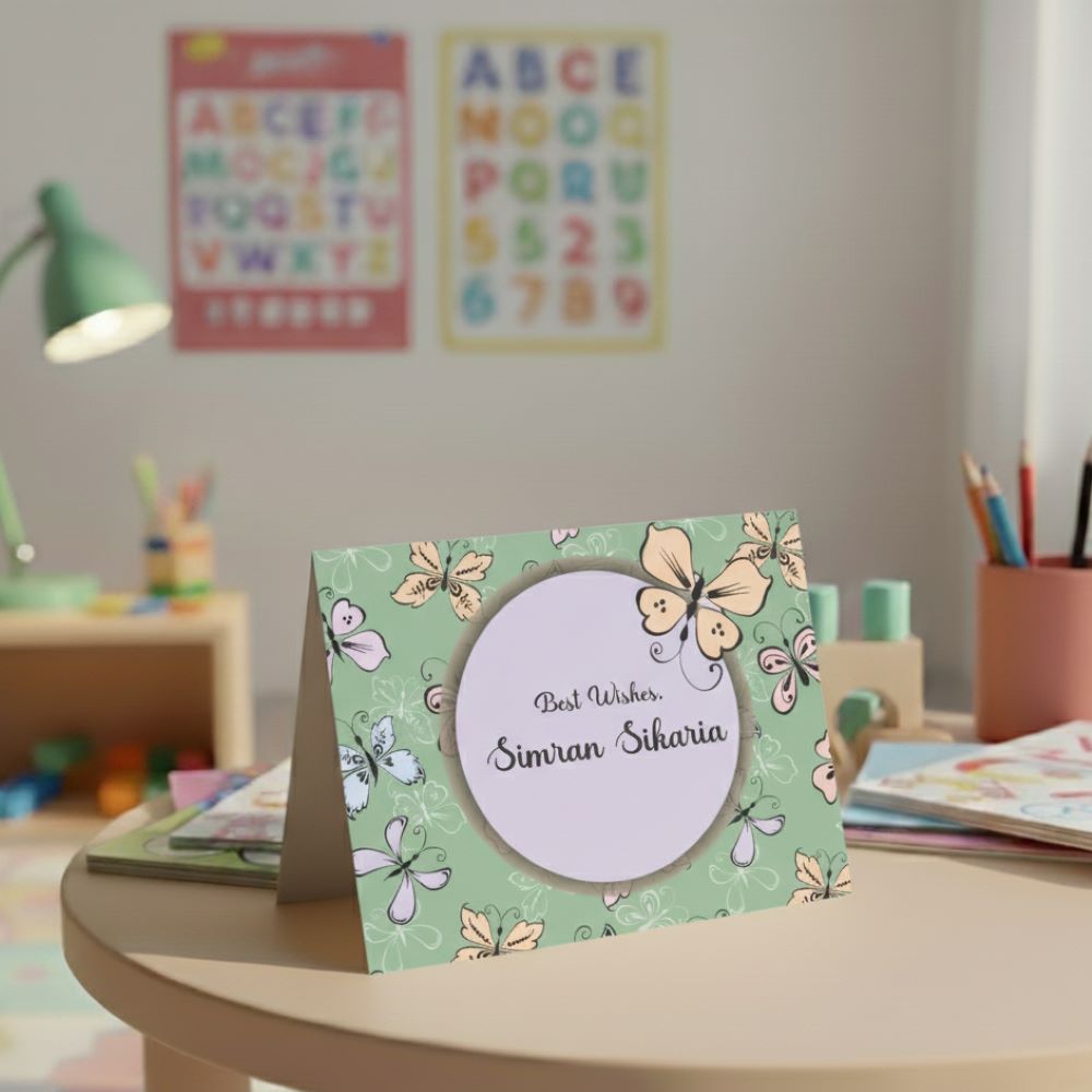 Gift Notecard - Butterfly Pattern Doxbox Store|]Peppydots