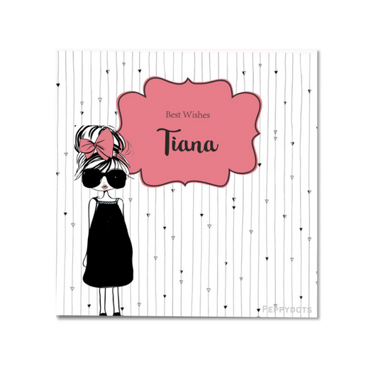 Gift Tag - Camera Girl Peppydots|]Peppydots
